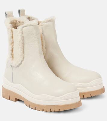 Arosa 8 shearling-lined leather Chelsea boots | Bogner