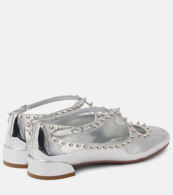 Pilouta Jane Spikes leather ballet flats | Christian Louboutin