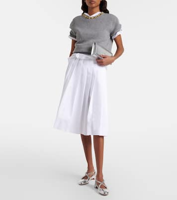 Pilouta Jane Spikes leather ballet flats | Christian Louboutin