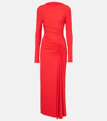 Ferrera ruched jersey maxi dress | Simkhai