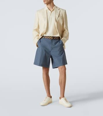 Cotton-blend Bermuda shorts | Slowear