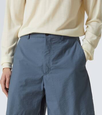 Cotton-blend Bermuda shorts | Slowear