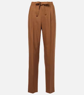 Edera wool, mohair and silk pants | Max Mara