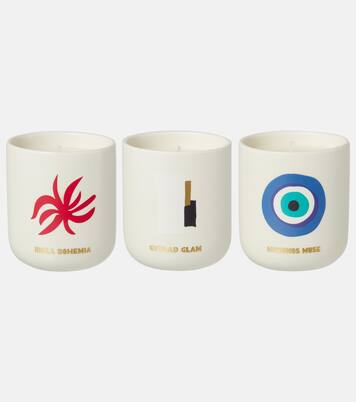 Travel From Home Mini set of 3 scented candles | Assouline