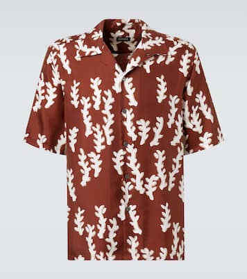 Camicia bowling in seta con stampa | Zegna