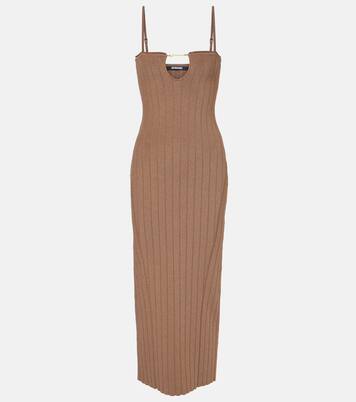Midikleid Sierra aus Rippstrick | Jacquemus