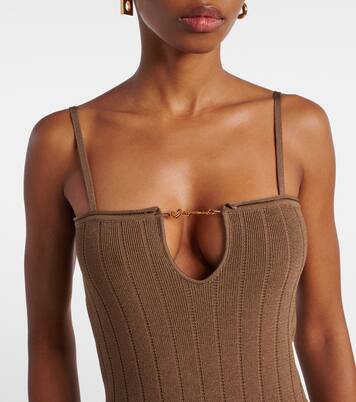 Midikleid Sierra aus Rippstrick | Jacquemus