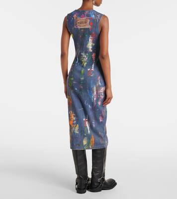 Bedrucktes Midikleid Enka | Acne Studios