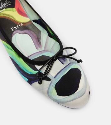 Sweetie Jane satin crêpe ballet flats | Christian Louboutin