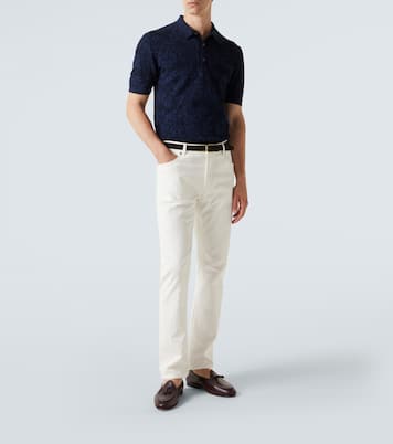 Pegaso low-rise straight jeans | Etro