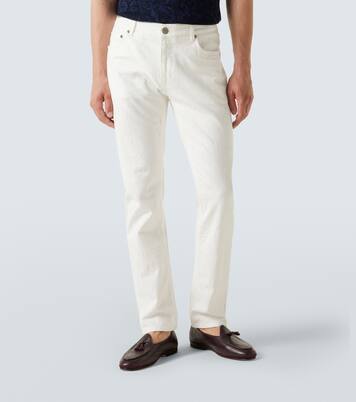 Pegaso low-rise straight jeans | Etro