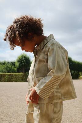 Chaqueta Frankie de algodón a rayas | Konges Sløjd