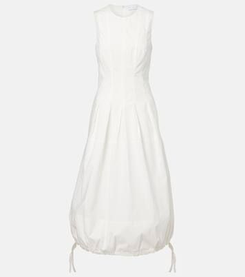 Robe midi White Label Marley en coton | Proenza Schouler