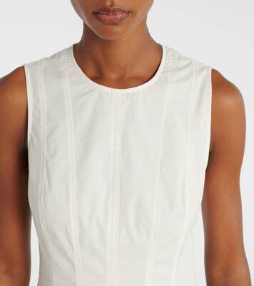 Robe midi White Label Marley en coton | Proenza Schouler
