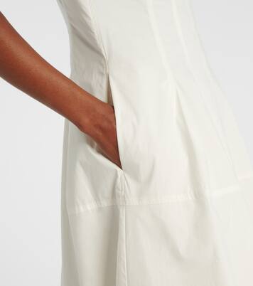 Robe midi White Label Marley en coton | Proenza Schouler