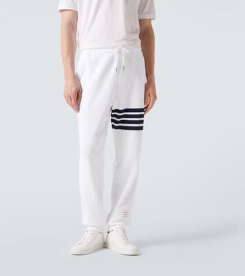 4-Bar cotton jersey sweatpants | Thom Browne