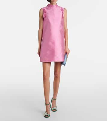 Sandali Ladycrush 100 in raso con cristalli | Valentino Garavani