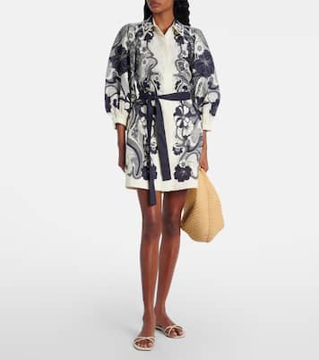 Kleid Mickey aus Leinen  | Alémais