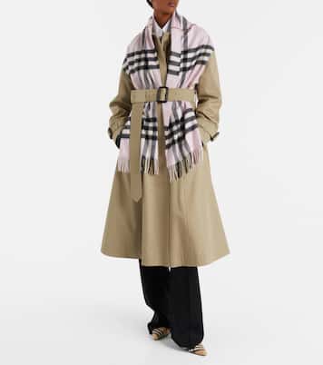 Burberry Check cashmere scarf | Burberry