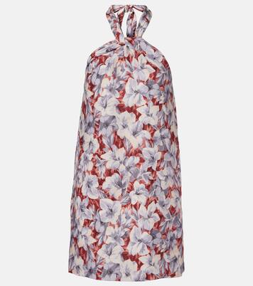 Robe Luna en lin à fleurs | Posse