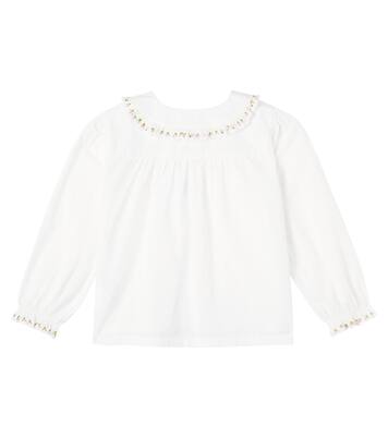 Janeke embroidered cotton blouse | Bonpoint