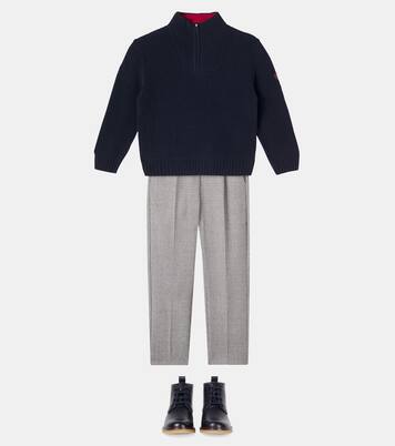 Baldo wool zip-up sweater | Bonpoint