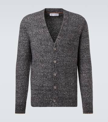 Cardigan in misto lana | Brunello Cucinelli