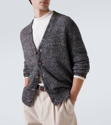 Cardigan in misto lana | Brunello Cucinelli