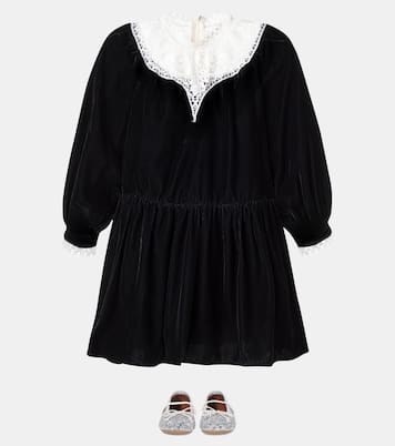 Abito in velluto con pizzo | Petite Amalie  