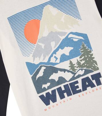 Beck printed cotton jersey T-shirt | Wheat