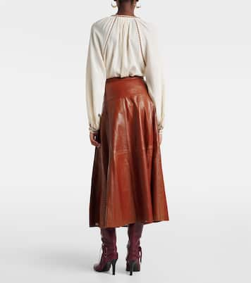 Midirock Aninda aus Leder | Ulla Johnson