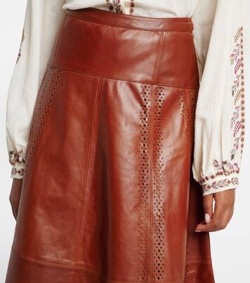 Midirock Aninda aus Leder | Ulla Johnson