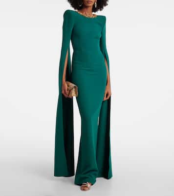 Embellished crêpe gown | Safiyaa