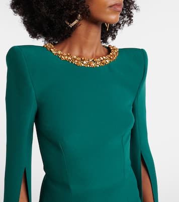 Embellished crêpe gown | Safiyaa