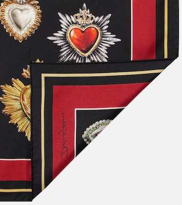 Printed silk twill scarf | Dolce&Gabbana