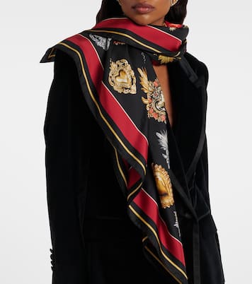 Printed silk twill scarf | Dolce&Gabbana