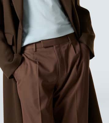 Cotton and wool straight pants | Zegna