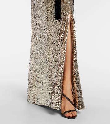 Abito lungo Felicity con paillettes | Simkhai