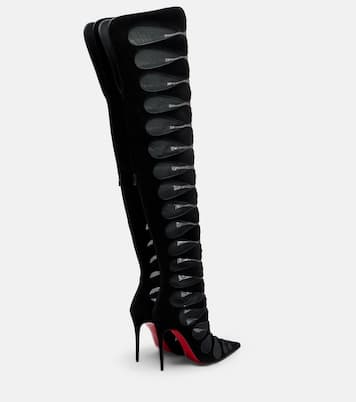Circus Max Botta Alta 100 over-the-knee boots | Christian Louboutin