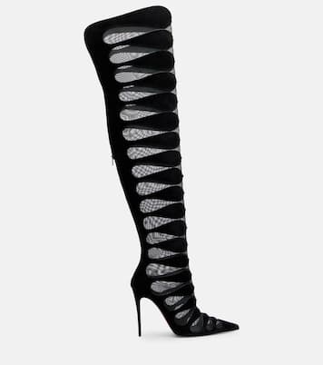Circus Max Botta Alta 100 over-the-knee boots | Christian Louboutin