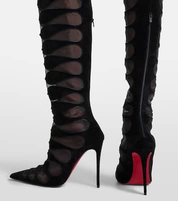 Circus Max Botta Alta 100 over-the-knee boots | Christian Louboutin