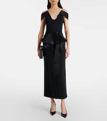 Robe midi Barrier en satin | Maticevski