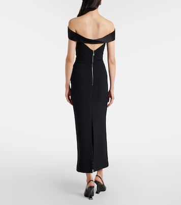 Robe midi Barrier en satin | Maticevski
