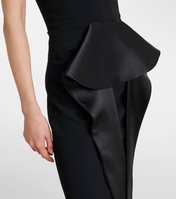 Robe midi Barrier en satin | Maticevski