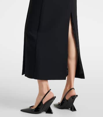 Robe midi Barrier en satin | Maticevski