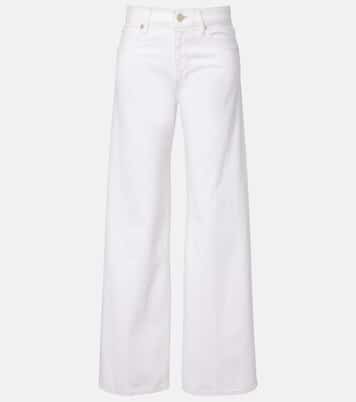 Bubble mid-rise wide-leg jeans | Frame