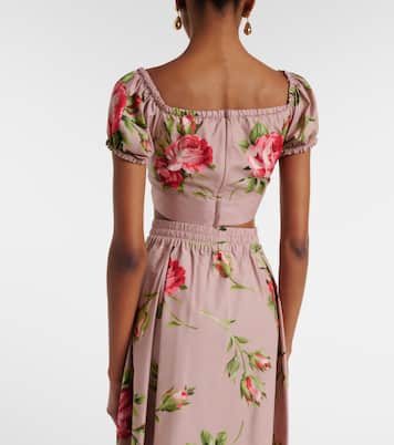 Cropped-Top aus Baumwolle | Dolce&Gabbana