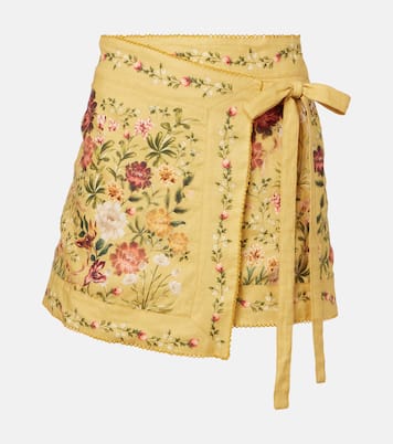 Pareo Luna aus Baumwolle und Leinen | Agua by Agua Bendita