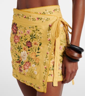 Pareo Luna aus Baumwolle und Leinen | Agua by Agua Bendita