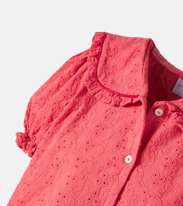 Blusa in cotone sangallo | Pepa London